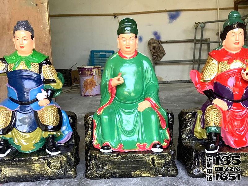 寺廟玻璃鋼彩繪供奉神佛太歲雕塑 寺廟玻璃鋼彩繪供奉神佛太歲雕塑