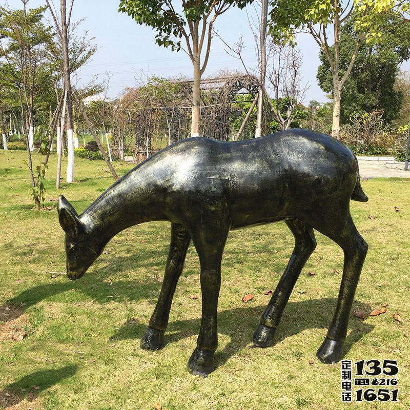 公園玻璃鋼仿銅戶外大型動物鹿雕塑 公園玻璃鋼仿銅戶外大型動物鹿雕塑