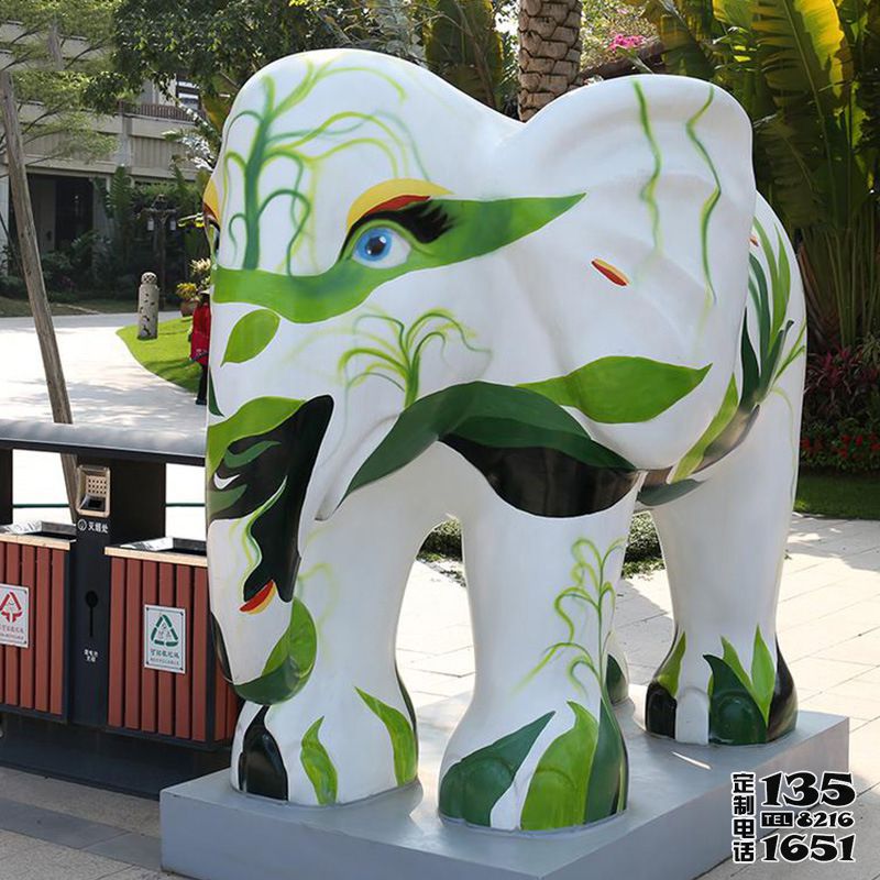 商廈大型仿真動物玻璃鋼卡通大象雕塑 商廈大型仿真動物玻璃鋼卡通大象雕塑