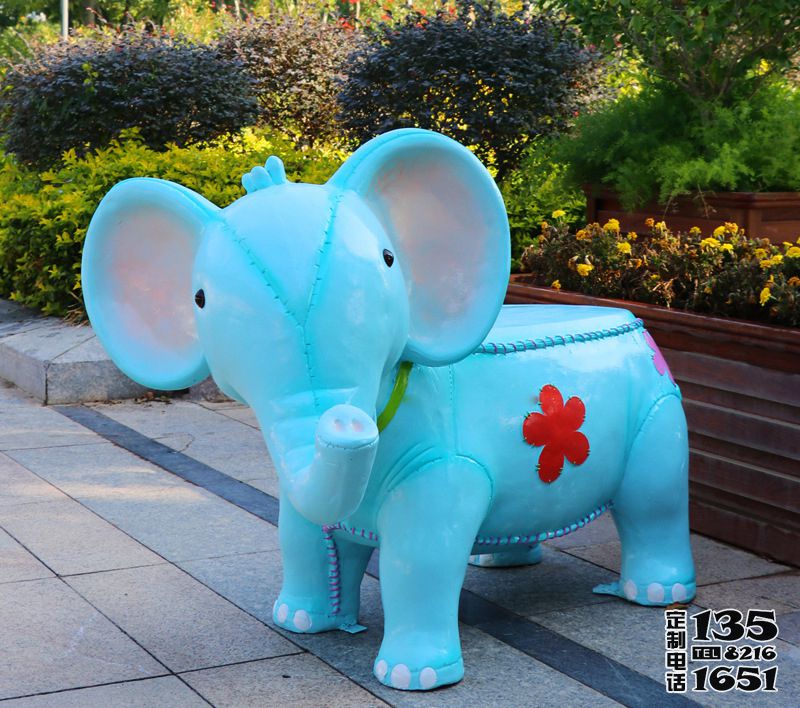 玻璃鋼卡通大象動物休閑座椅雕塑小區園林景觀裝飾擺件 玻璃鋼卡通大象動物休閑座椅雕塑小區園林景觀裝飾擺件
