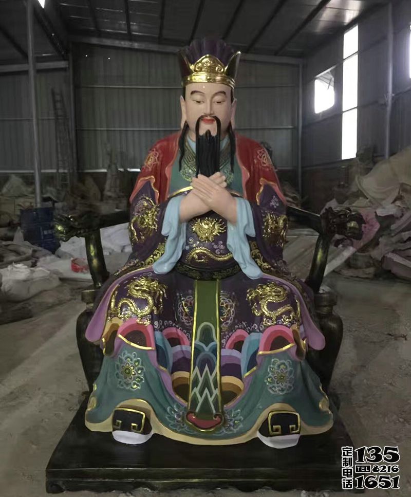 大型玻璃鋼彩繪戶外景區(qū)三官雕塑 大型玻璃鋼彩繪戶外景區(qū)三官雕塑